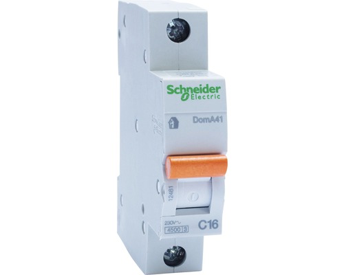 قاطع تيار احادى 16 امبير 4.5 ك شنيدر
