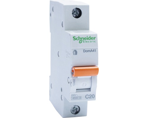 قاطع تيار احادى 20 امبير 4.5 ك شنيدر