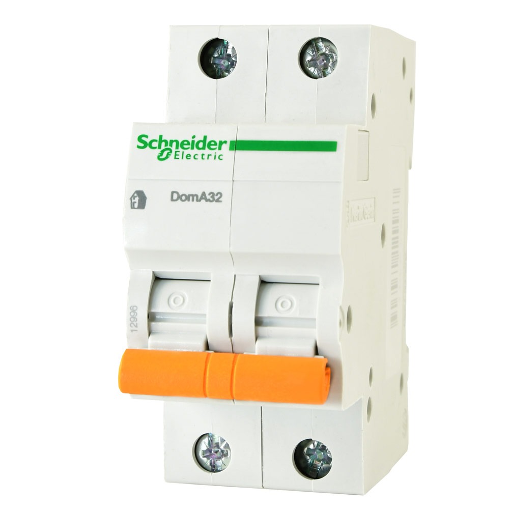 قاطع تيار ثنائى 32 امبير 4.5 ك شنيدر