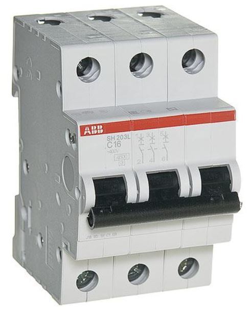 قاطع تيار ثلاثى 16 امبير 4.5 ك abb