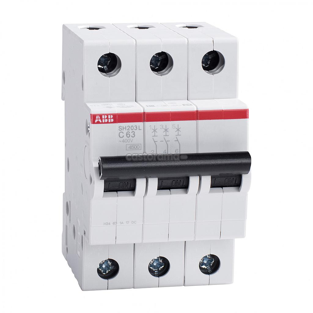 قاطع تيار ثلاثى 63 امبير 4.5 ك abb