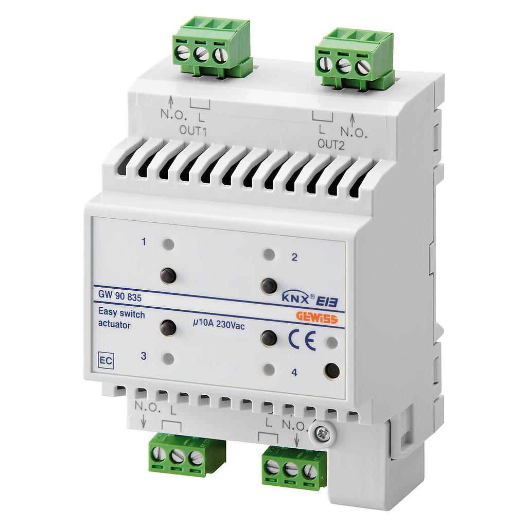 EASY SWITCH ACTUATOR 4CHANNEL 10A لاشارة الاتصال