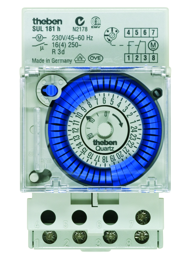 تايمر على بارة 220 فولت 24 ساعة theben