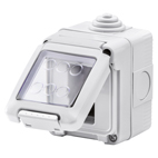 علبة خارج مانع مياة 2 فتحة جويس