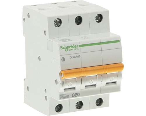قاطع تيار ثلاثى 20 امبير 6 ك شنيدر 