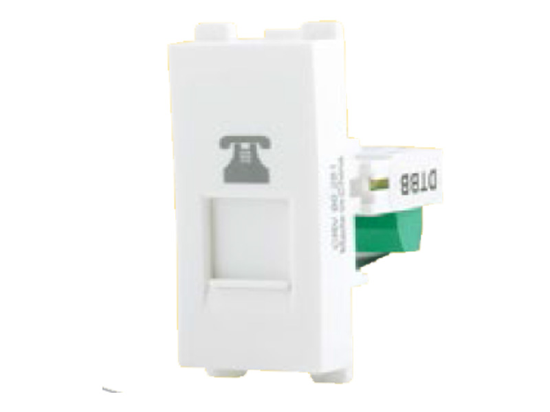 لقمة بريزة تليفون 4 طرف كيرف ساس ابيض