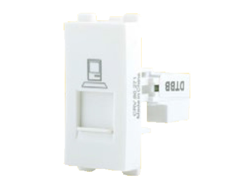 لقمة بريزة نت ابيض كيرف ساس cat5