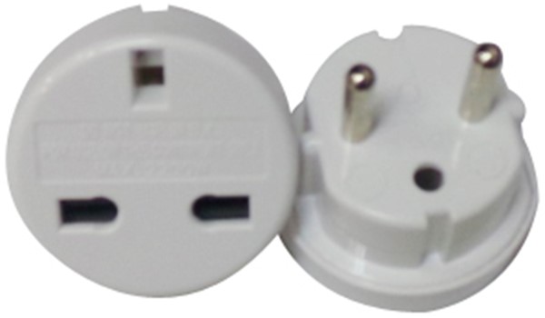 ادبتور بيج اونو ساس mk PLUG CONVETER FROM 3 PINS TO 2 PIN