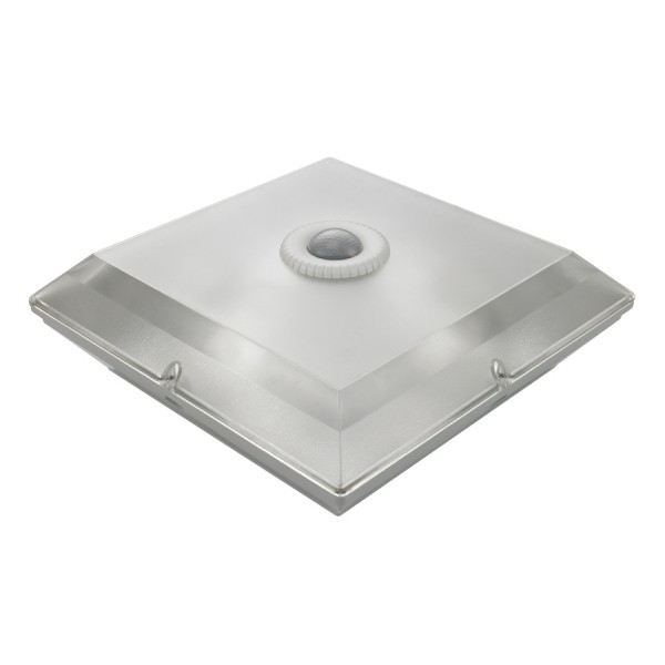 جلوب رمادي بالحساس مدور 2 لمبة 26 وات BDY-IP64