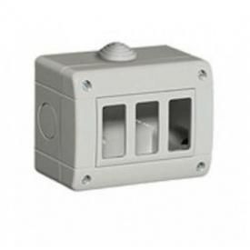 علبة خارج الحائط 3 فتحة عادة EC IP40