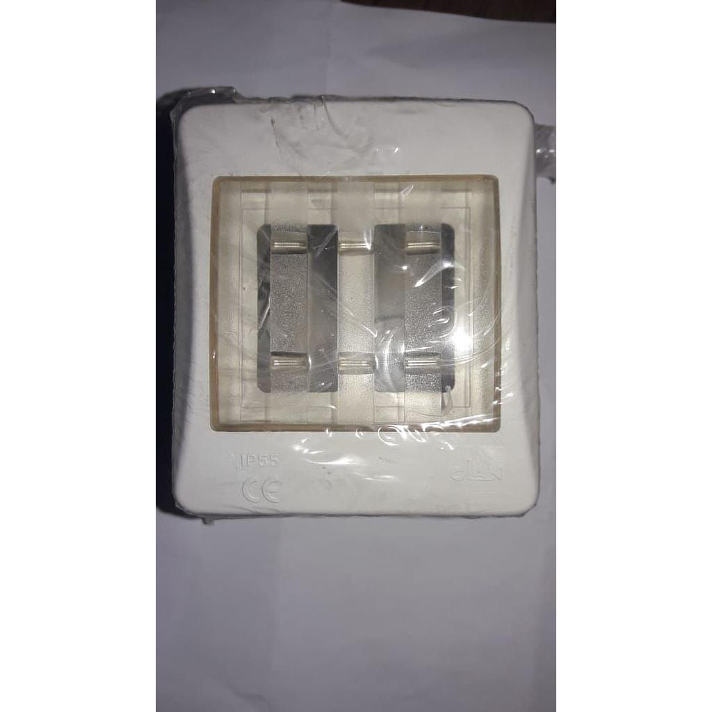 علبة 2 فتحة مانع مياة olan