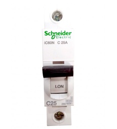 [A9F74125] قاطع تيار احادى 25 امبير 6ك شنيدر IC60N