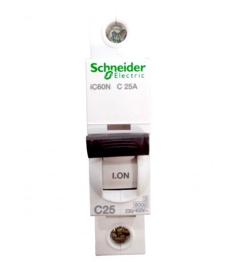 [A9F74125] قاطع تيار احادى 25 امبير 6ك شنيدر IC60N