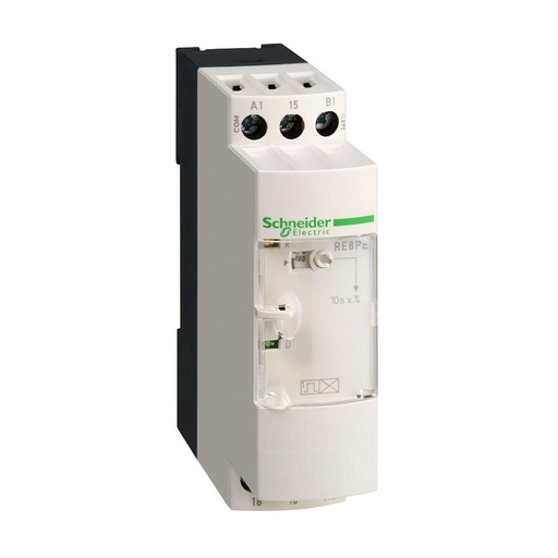 [RE17RAMU-2] 24V AC/DC, 110..240V AC On delay 0.1S…10S, 1CO تايمر اقتصادى الكترونى بخرج ريلاى شنيدر