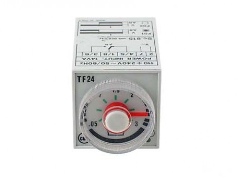 [TF24-TIMER] تايمر بقاعدة ريلاى 8 رجل 11.5 فولت من 1ثانية-6 دقيقة