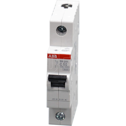 [2CDS241001R0504] قاطع تيار احادى 50 امبير 4.5 ك abb