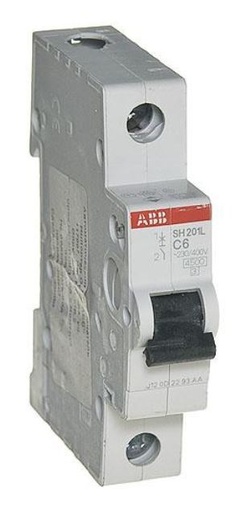 [2CDS241001R0064] قاطع تيار احادى 6 امبير 4.5 ك abb