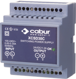 [POWER SUPPLY-XCSD30C] باور سبلاى 220 خروج 24 مستمر 1.2 امبير