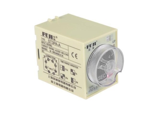 [st3pa-c1] تايمر على قاعدة ريلاى 220 فولت ايجات