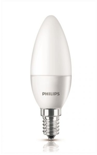 [ESSLEDCANDLE 6W E14 2700K 230V 1CT/12 EG] لمبة ليد بلحة 6 وات اصفر فيلبس ESSLEDCANDLE