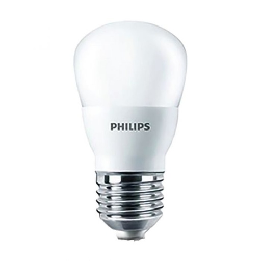 [LEDBULB 4W E27 3000K 230V P45 9ARP] لمبة ليد بولة 4 وات اصفر فيلبسe27