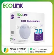 [ECOLINK BH007 20W /840 -54] طبق ليد 20 وات  4000 كيلفن ايكو لينك ECO LINK bulkhead