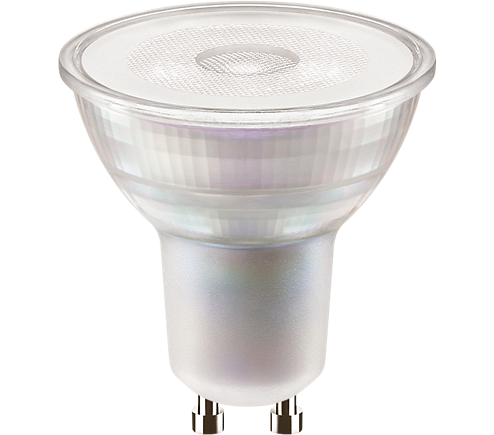 [COREPRO LED SPOT 4 - 50W GU10 830 36D DIM] لمبة ليد كاسة 4 وات ورم كعب ستارتر فيلبس 