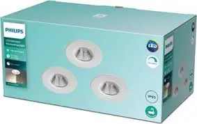 [DIVE SL261 RD 070 5.5W 27K WH V IP65R 3P] سبوت ووتر بروف ليد داخل 5.5 وات اطار ابيض اضاءة ورم 2700 كيلفن عبوة 3 ق فيلبس IP65 