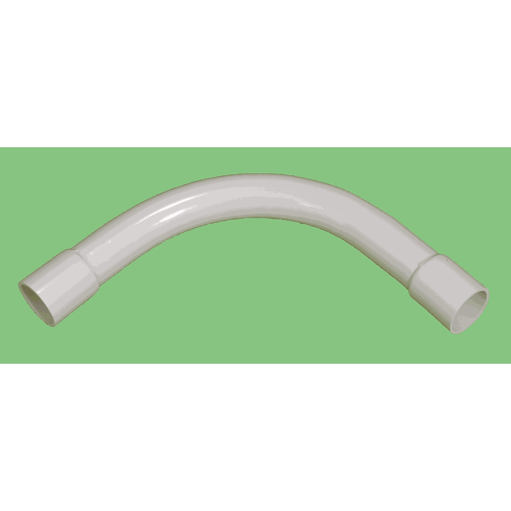 [4532/2] كوع ماسورة 32مم أبيض بيت هندسة