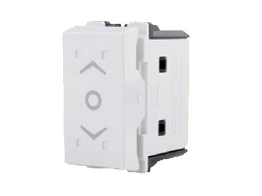 [50528] لقمة مفتاح ستارة 3 تكة 10 امبير ابيض اكو ساس