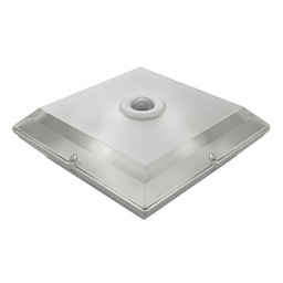 [BDY3401/SN] جلوب رمادي بالحساس مدور 2 لمبة 26 وات BDY-IP64