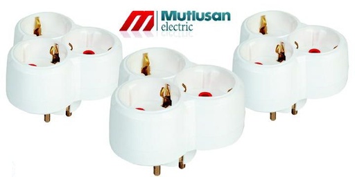 [77130xx] مشترك دبة 3 فتحة mutusan